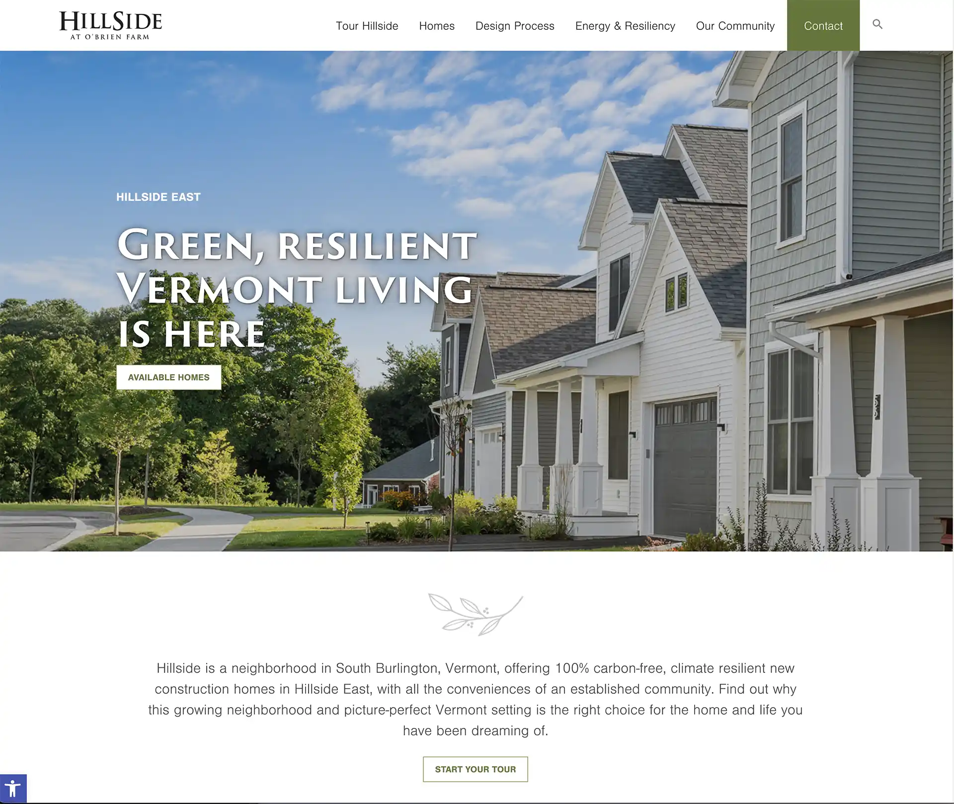hillside homepage 2025