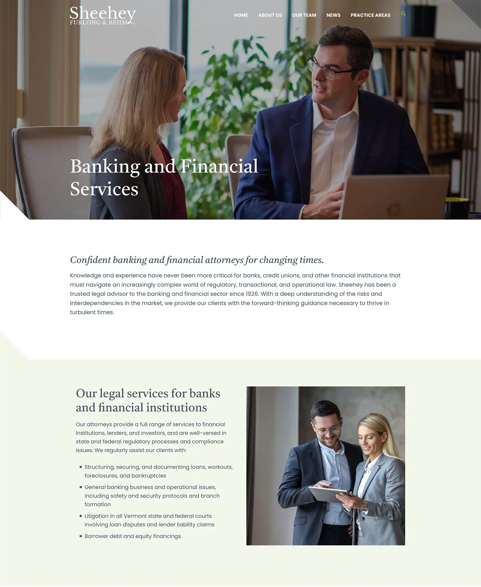banking and financial services